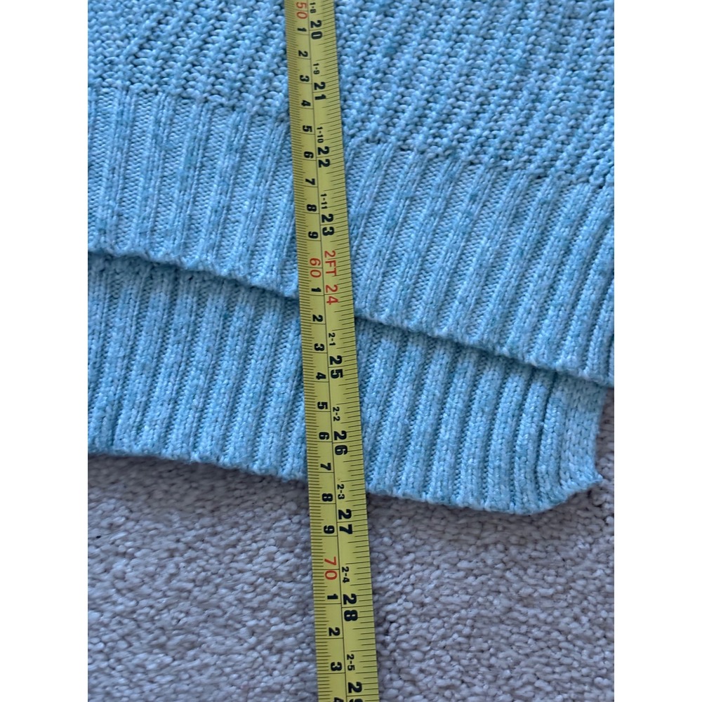 American‎ Eagle Outfitters Light Blue Ribbed Knit Sweater - Picture 6 of 6